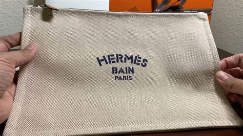 hermes bain pochette|Hermes Bain Pouch .